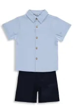 Boys' Team Set 2-5 Years Turquoise-Navy - Pack Boys' Team Set 2-5 Years Turquoise-Navy - Pack
