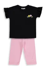 Kız Çocuk Takım 2-5 Yaş Siyah-Pembe - Paket