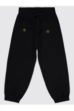Pantalon noir pour fille de 10 à 13 ans - Lot