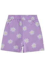 Kız Çocuk Şort 2-5 Yaş Lila - Paket