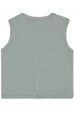 Gilet bébé vert 0-24 mois - Emballage