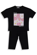 Kız Çocuk Takım 2-5 Yaş Siyah-Siyah - Paket