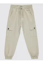 Pantalon garçon beige 10-13 ans - Emballage