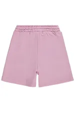 Kız Çocuk Şort 6-9 Yaş Koyu Pembe - Paket