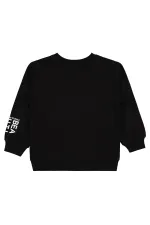 Kız Çocuk Sweatshirt 2-5 Yaş Siyah - Paket