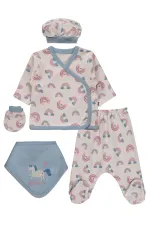 Bebek Zıbın Takımları 0-24 Ay Taş Rengi - Paket