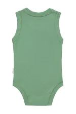 Bebek Çıtçıtlı Badi 0-24 Ay Haki - Paket