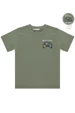 Boys' T-Shirt KM 6-9 Years Khaki - Pack