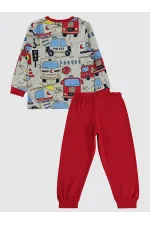Ensemble pyjama garçon rouge 2-5 ans - Emballage