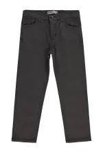 Erkek Çocuk Pantolon 6-9 Yaş Koyu Kahve - Paket