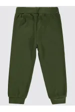 Bas de survêtement garçon 2-5 ans kaki - Lot