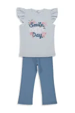 Ensemble pour fille 6-9 ans Bleu clair-Indigo foncé - Pack