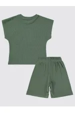Boys Suit 2-5 Years Old Dark Khaki - Package