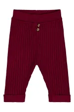 Bas de survêtement bébé 0-24 mois rouge bordeaux - Lot
