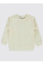 Kız Çocuk Sweatshirt 2-5 Yaş Ekru - Paket