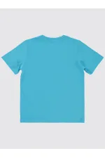 T-shirt garçon turquoise 6-9 ans - Emballage