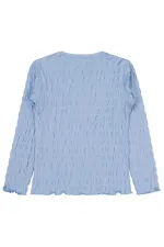 Kız Çocuk Sweatshirt 6-9 Yaş Mavi - Paket