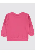 Sweat-shirt pour fille de 2 à 5 ans, motif cyclamen rose - Emballage