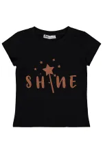 Lot de T-shirts noirs pour filles (2-5 ans) Lot de T-shirts noirs pour filles (2-5 ans)