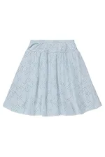 Girls' Skirt, Ages 6-9, Light Blue - Package Girls' Skirt, Ages 6-9, Light Blue - Package