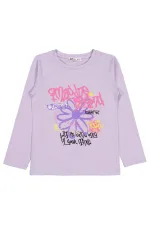 Kız Çocuk Sweatshirt Km 6-9 Yaş Lila - Paket