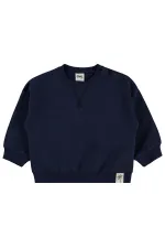 Bebek Sweatshirt 0-24 Ay Lacivert - Paket