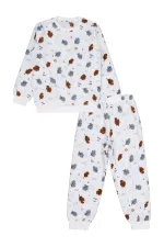 Ensemble pyjama fille 10-13 ans écru - Emballage