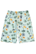 Shorty garçon 2-5 ans menthe - Emballage