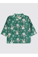 Bebek Pijama Takımı 0-24 Ay Haki - Paket