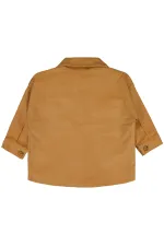 Bebek Gömlek 0-24 Ay Koyu Hardal - Paket