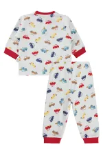 Ensemble pyjama bébé 0-24 mois rouge - Emballage