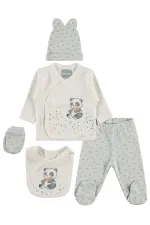 Baby Bodysuit Sets 0-24 Months Green - Package