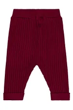 Bas de survêtement bébé 0-24 mois rouge bordeaux - Lot