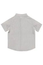 Bebek Gömlek 0-24 Ay Sütlükahve - Paket