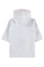Peignoir pour fille, 6-9 ans, blanc cassé - Emballage