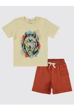 Boys' Set 2-5 Years Old Stone Color - Package