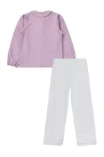 Girls' Outfit Set, Ages 6-9, Lilac-White - Package