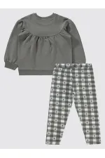 Combinaison pour fille de 2 à 5 ans, couleur graphite - Emballage