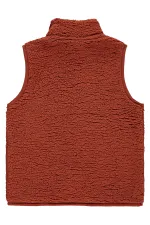 Erkek Çocuk Yelek 2-5 Yaş Koyu Bakır - Paket