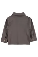 Erkek Çocuk Gömlek 2-5 Yaş Koyu Kahve - Paket