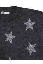 Kız Çocuk Kazak 10-13 Yaş Antrasit - Paket