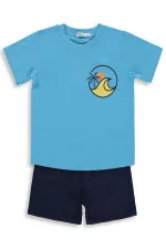 Erkek Çocuk Takım 2-5 Yaş Buz Mavi - Paket