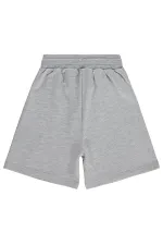 Boys' Capri Pants, Ages 2-5, Grey Melange - Pack