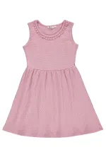 Combinaison et robe pour filles, 6-9 ans, rose foncé - Emballage