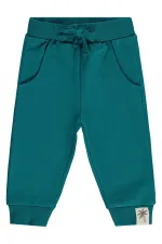 Baby Sweatpants 0-24 Months Petrol Green - Pack