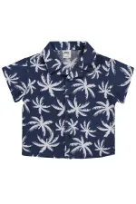 Baby Shirt 0-24 Months Indigo - Pack