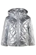 Kız Çocuk Mont 2-5 Yaş Silver - Paket