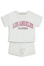 Girls' Team Set 2-5 Years Old, Off-White - Package