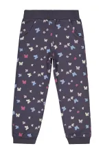 Girls Tracksuit Bottoms 6-9 Years Old Anthracite - Pack