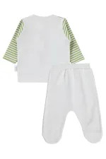 Bebek Pijama Takımı 0-24 Ay Ekru - Paket